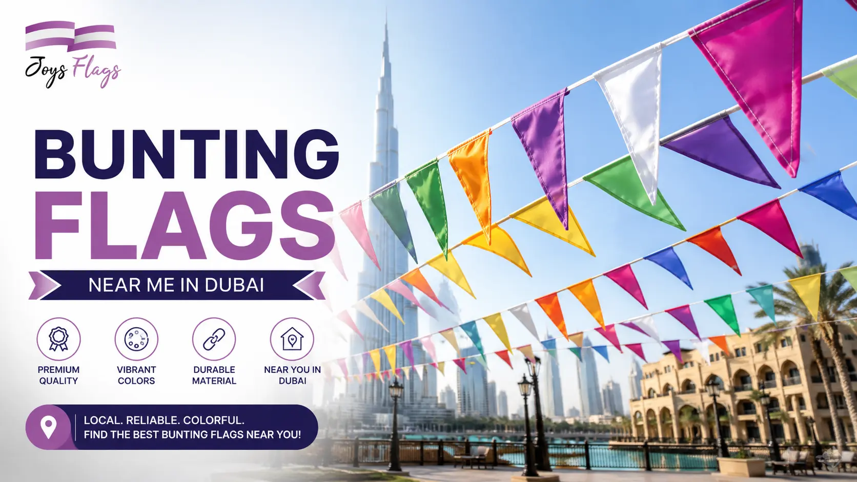 Bunting Flags Near Me in Dubai