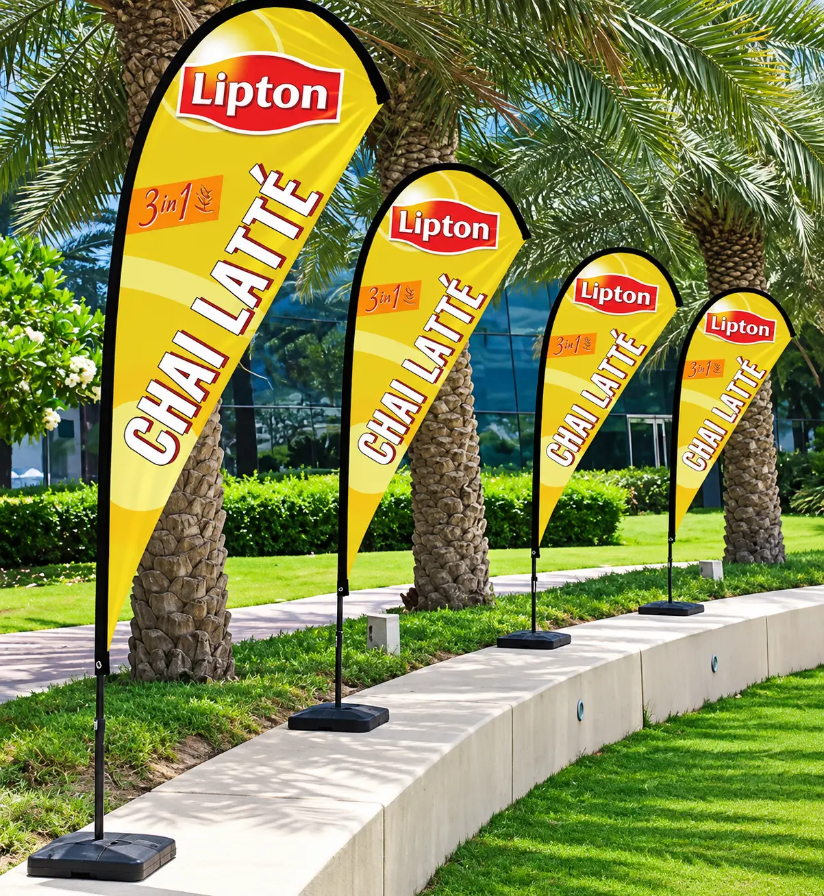 Tear Drop flags Dubai