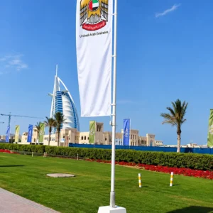 L Shape Advertising Flag