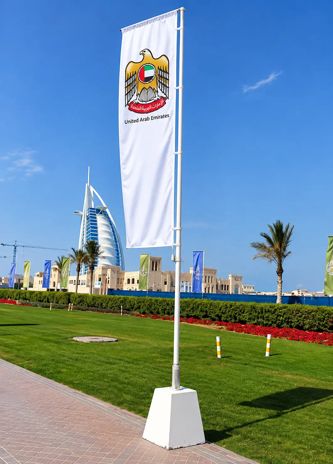 L Shape Advertising Flag