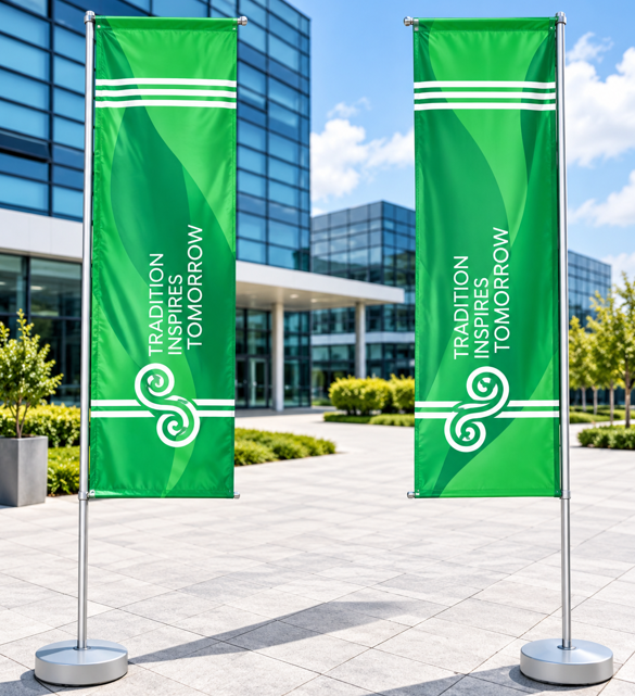 Custom L Shape Flags Dubai – Premium Advertising Flags - Image 2