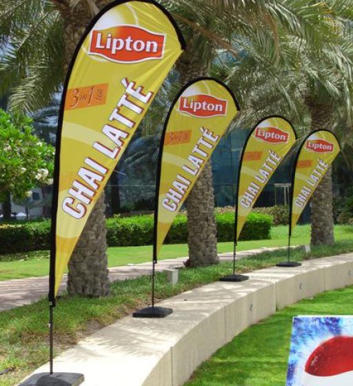 Tear Drop flags Dubai